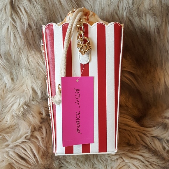 betsey johnson popcorn purse